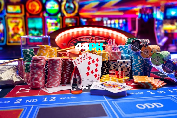 44PK casino presented on mobile device in Pakistan with slots and live games